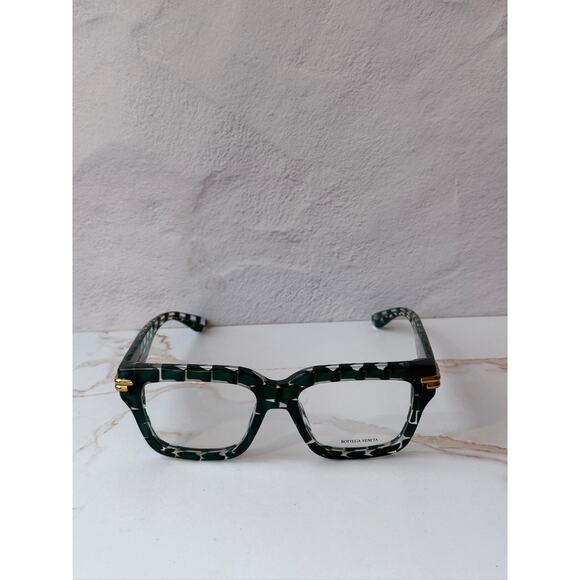 NEW Bottega Veneta BV1324O Braided Green Eyeglasses Frames main image 6